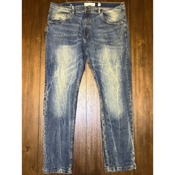 Evolution In Design Other - Evolution In Design Men’s Washed Distressed Thrashed Jeans Size 40 X 32